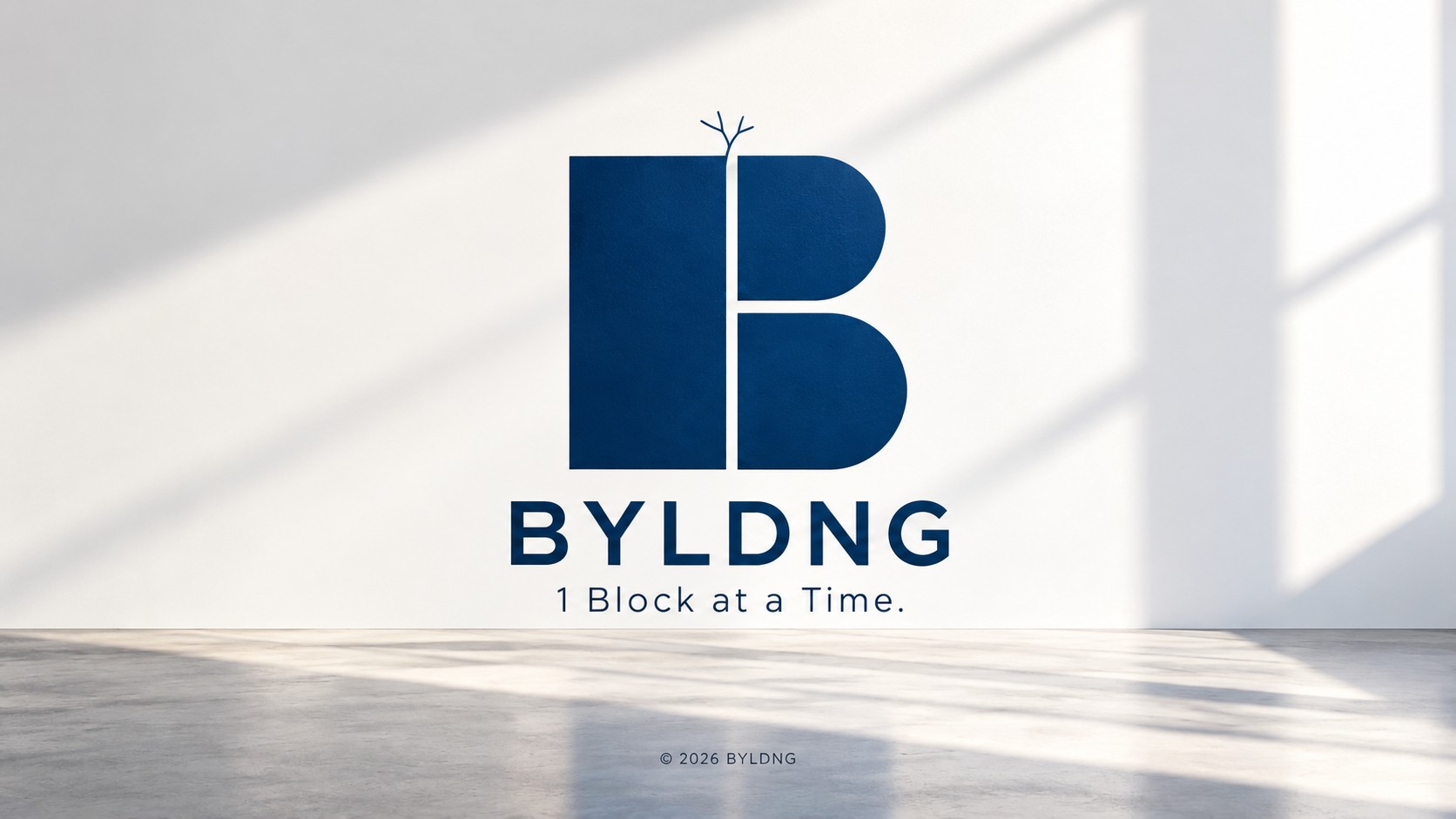BYLDNG — 1 Block at a Time.